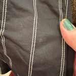 White House | Black Market  Washed Black Stripe Double Zip Moto Jacket B40 Photo 6