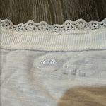 Aerie  white spring Lace Accent Crop Top size small EUC Photo 1