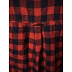 The American Dream Red And Navy Plaid Button Up Slim Fit Women's Shirt Size XL Photo 10