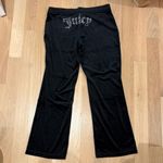 Juicy Couture Black Velour Track Pants Photo 0