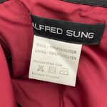 Alfred Sung  Formal Dress Maxi Off Shoulder  Burgundy Womens 12 R NEW Photo 5