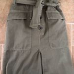 Madewell Jumpsuit Womens Size Small Tie Waist Military Green Coveralls Photo 5