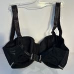 Fantasie Black Embroidered Balconette Bra 30I Floral Lace Trim Underwire Size undefined Photo 4