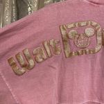 Walt Disney World Spirit Jersey Pink Long Sleeve Top T-Shirt Spell out S Photo 3