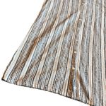 Michael Stars Blue White Stripe Button-Down Shirt Dress Short Sleeve Size Medium Photo 3