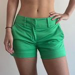 New York And Company Green Shorts Preppy Size 2 Photo 6
