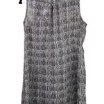 CAbi  Shear Sleeveless Animal Print Blouse Keyhole Button S Black White #2774 Photo 9