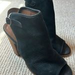 Lucky Brand  Peep Toe Booties Block Heel 8 Photo 4