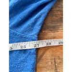 B7 Caroline Rose‎ Button Up Linen Tunic Blouse Blue XL Photo 5