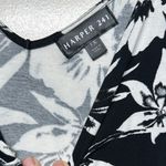 Harper  Black and White Sleeveless V-neck Sundress Photo 1