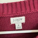 J.Crew  burgundy classic crewneck sweater size small Photo 1