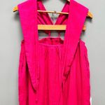 Mara Hoffman Laila halterneck midi dress in raspberry pink M Photo 9