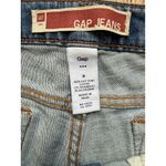 Gap  Jeans Women's Denim Shorts Blue Distressed Cuffed Size 8 Photo 3