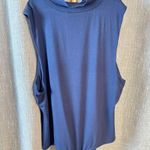 Good American Mock Neck Power Body Suit Thong. NAVY BLUE Color. Size 5/2XL NWOT Photo 4