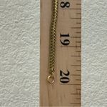 Vintage MONET Herringbone Wheat Gold Tone Twisted Chain 20” Necklace 13g. Photo 9