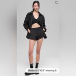 Alo Yoga  NWT Socialite Shacket Jacket in Black Oversized Fit with Pockets Size S Photo 8