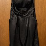 David's Bridal Chic Black Strapless Dress Photo 0