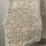 Tahari - Linen Blend Open Cardigan Cable Knit Beige Neutral Minimalist- Size M Photo 3