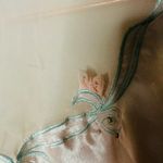 Victoria's Secret Vintage Victoria’s Secret Gold Label Floral Satin Sheer Button Front Top size SP Photo 3