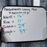 Forever 21  Premium Wide-Leg Cargo Jeans-Relaxed Fit Straight leg, size 28 New!! Photo 8