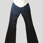 Kimi + Kai Maternity Jeans Women Sz. 28x33 NWT Grey/ Nude panel Flare Leg Photo 0