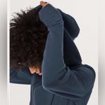 Lululemon  Scuba Hoodie Size 6 Mach Blue Light Cotton Fleece Zip Up Winter Cozy Photo 4