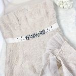 Anthropologie  Ryu Womens Dress Medium Lace Rosette Netting Crystals Coqu… Photo 1