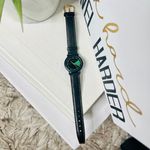 Leon Levier Black & Green  Leather Watch Photo 3