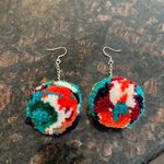 Handmade Cute Yarn Balls earrings Photo 0