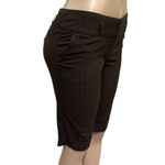 Tracy Evans  Limited Brown Striped Business Casual Bermuda Shorts Juniors 5 Photo 3