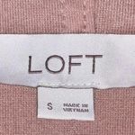 Loft Blush Pink Velour Hooded Top Photo 3