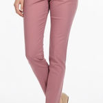 J.Crew  NWT Rose Mauve Minnie Wool Blend Ankle Length Skinny Pants 16‎ Stretch Photo 0