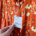 Free People NWT  It Takes Two Floral Print V-Neck Open Back Dress Photo 8