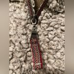 True Grit Frosty Tipped Pile 1/4 Zip Stadium Pullover Tan Medium (runs big) Photo 3