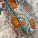 Italian Design Nuovedive Sequin & Leather Handbag Blue Photo 2