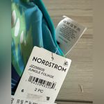 Jantzen  Audrey High Neck Mio Two-Piece Swimsuit Blue Jungle Foliage Size 6 NWT Photo 6