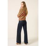 Paige High Rise Coated Anessa Wide Leg Pants In Navy Seascape Blue 30 / 10 Photo 1