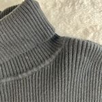 Gap Vtg XL Ribbed Turtleneck Sweater Y2K Black Long Sleeve Pullover Women's Photo 3