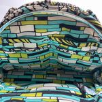 Vera Bradley Women’s Turquoise & Lime Green Flower Decoration Vibe Hand Purse Photo 3