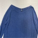 Gap Raglan Tunic Top Navy Blue lightweight burnout sweatshirt Women’s Medium Photo 1
