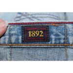 Abercrombie & Fitch Flare Blue Denim Light Wash Cotton Wide Leg Jeans Size 6 R Photo 3