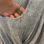 Lavender Field Soft Ribbed Oversized Front Knot Sweater Top Photo 3