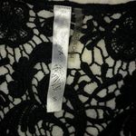 Boutique Black Laced Detailing Cover Up Top Photo 1