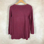 Karen Scott Boat Neck Red Speckled Sweater NEW Size Medium Photo 6