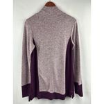 H By Halston Womens Long Sleeve Color Block Sweater Size M Polyester/Viscose Purple Size L Photo 4