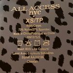 Bandier All Access Tempo Blue Cheeta Leopard Animal Print Sports Bra Crop Top XS Photo 2