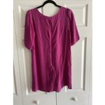 Yellow is Gold Anthropologie Medium Sunshine Shadow Purple Silk Mini Dress Photo 5