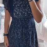 American Rag Black Lace Mini Dress Photo 0