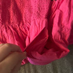 Chelsea and Theodore hot pink dress Photo 4