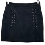 Grunge Micro Suede Skirt Juniors 11 Rocker Punk‎ Rock Emo Witchy Vamp Indie Black Size undefined Photo 0